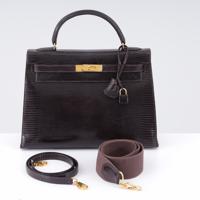 Hermes KELLY 32 Espresso Brown Niloticus Lizard Handbag - Sold for $17,920 on 05-17-2026 (Lot 616).jpg